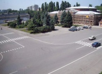 Новая разметка на площади Ленина Новая разметка на площади Ленина
