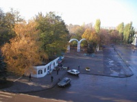 Площадь Ленина после дождя