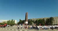 Площадь Победы готова к праздничному митингу