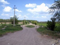 Дорога к речке Широкая на правом берегу Азовки