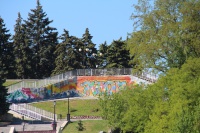 Граффити на смотровой площадке