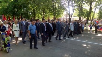 Представители администрации города Азова, Агланджи и духовенство